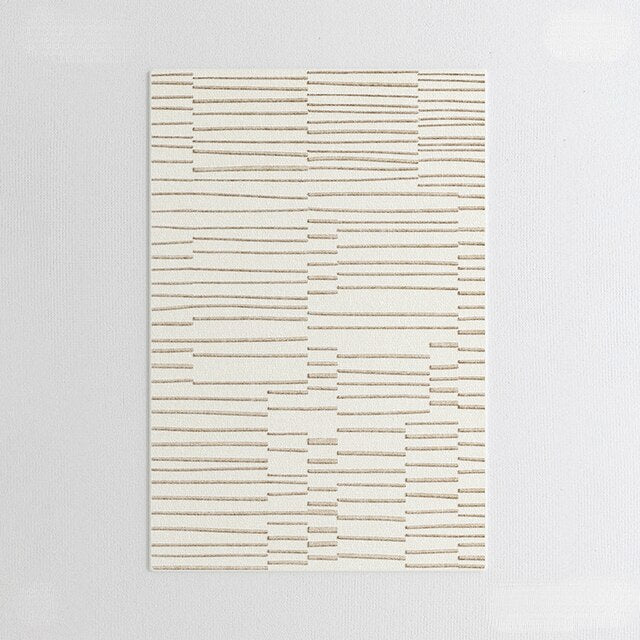 French Living Room Decoration Carpet Modern Cream Color Bedroom Bedside Plush Carpets Light Luxury Study Room Cloakroom Soft Rug