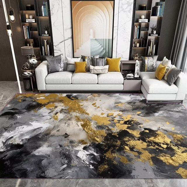 Carpets for Living Room Decoration Washable Floor Lounge Rug Large Area Rugs Bedroom Carpet Modern Home Living Room Decor Mat