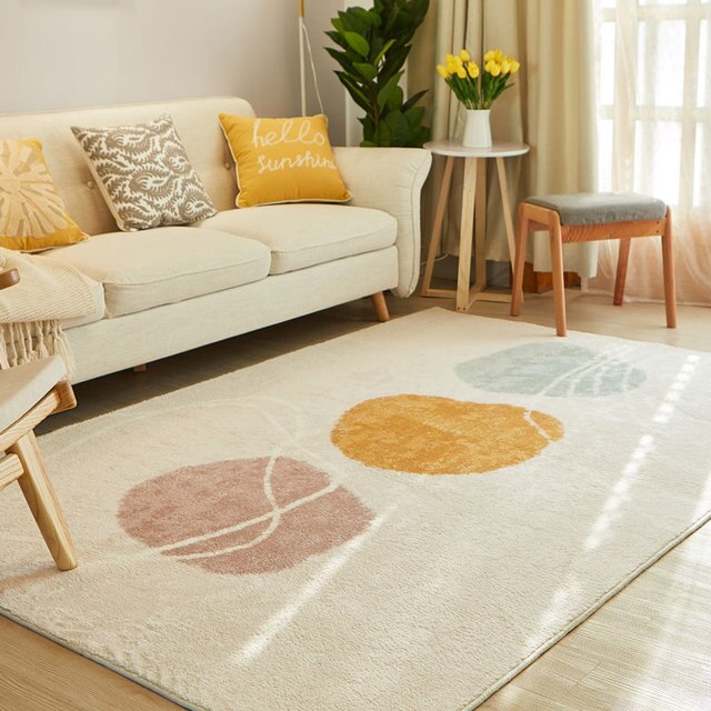 Modern Simple Living Room Decoration Carpet Home Bedroom Bedside Large Area Plush Carpets Light Luxury Study Cloakroom Soft Rug