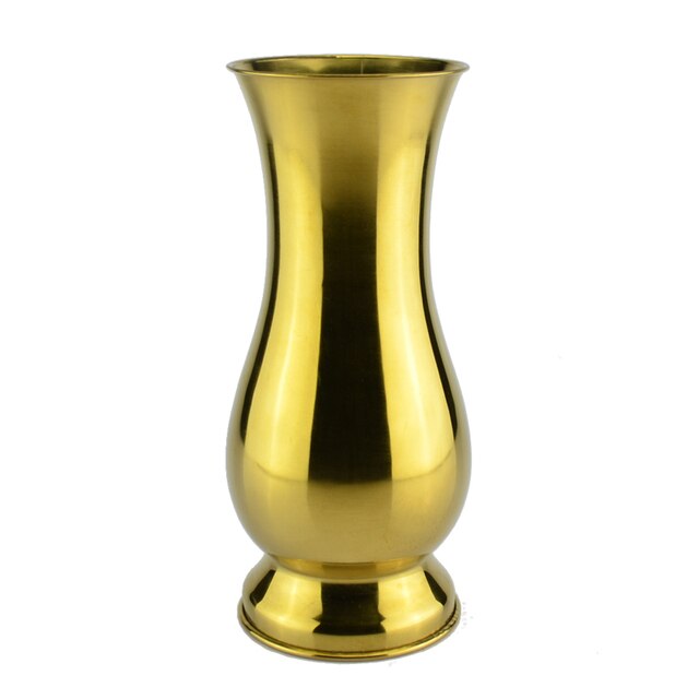 Chinese Style Stainless Steel Tabletop Vases Modern Minimalist Fashion Ornaments Crafts Decorative