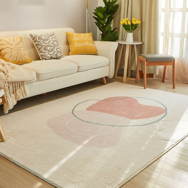 Modern Simple Living Room Decoration Carpet Home Bedroom Bedside Large Area Plush Carpets Light Luxury Study Cloakroom Soft Rug