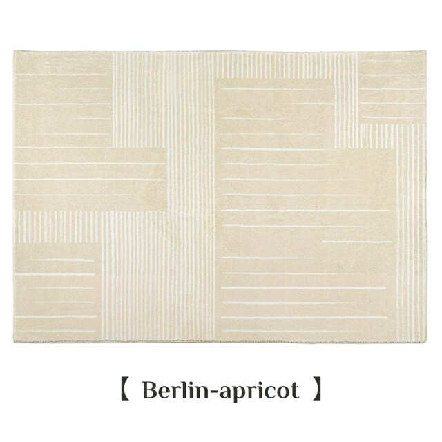 Japanese Style Plush Rug Living Room Decoration Thickened Carpet Minimalist Rugs for Bedroom Cloakroom Fluffy Washable Floor Mat