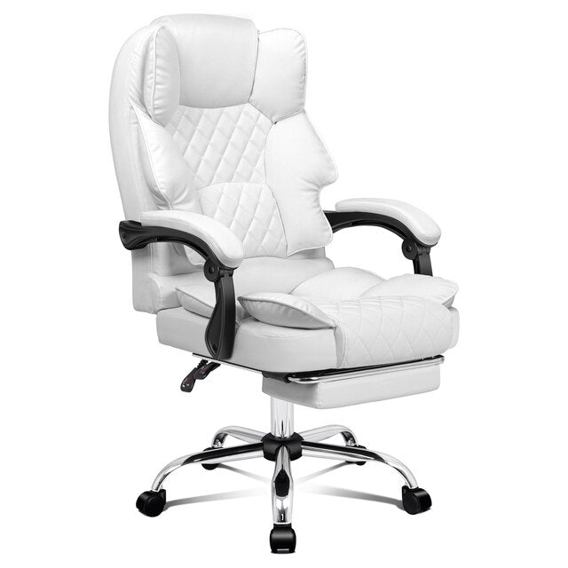 ALFORDSON Office Chair Gaming Executive Computer Footrest PU Leather Work Seat