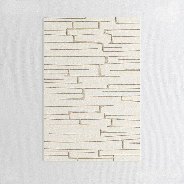 French Living Room Decoration Carpet Modern Cream Color Bedroom Bedside Plush Carpets Light Luxury Study Room Cloakroom Soft Rug