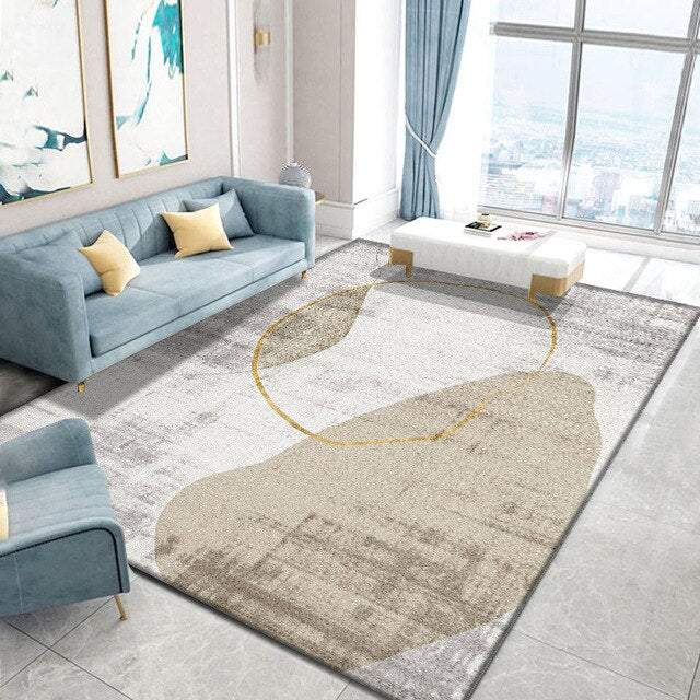 Washable Floor Lounge Rug Large Area Carpets for Living Room Decoration Rugs Bedroom Carpet Modern Home Living Room Decor Mat