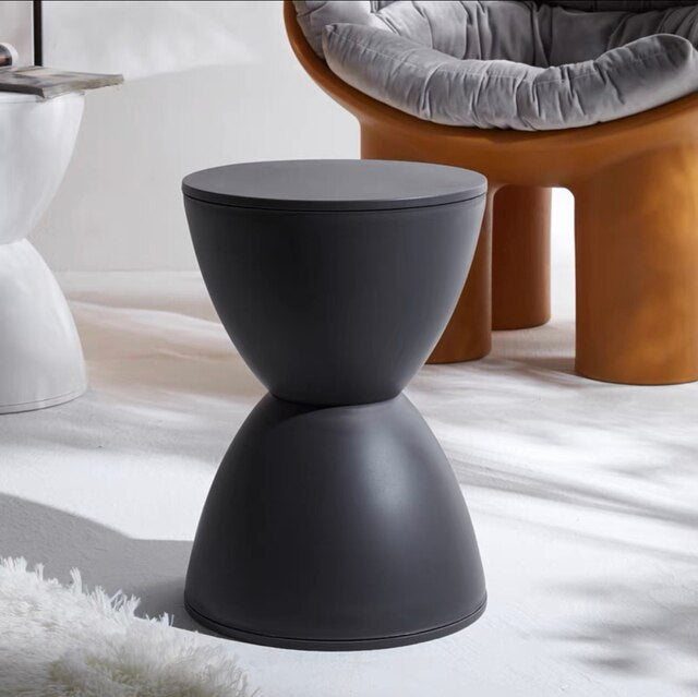 Nordic Designer Contracted Prince Stool Creative Change Shoe Stool Multi-color Thickened Plastic Round Tea Table Low Chair