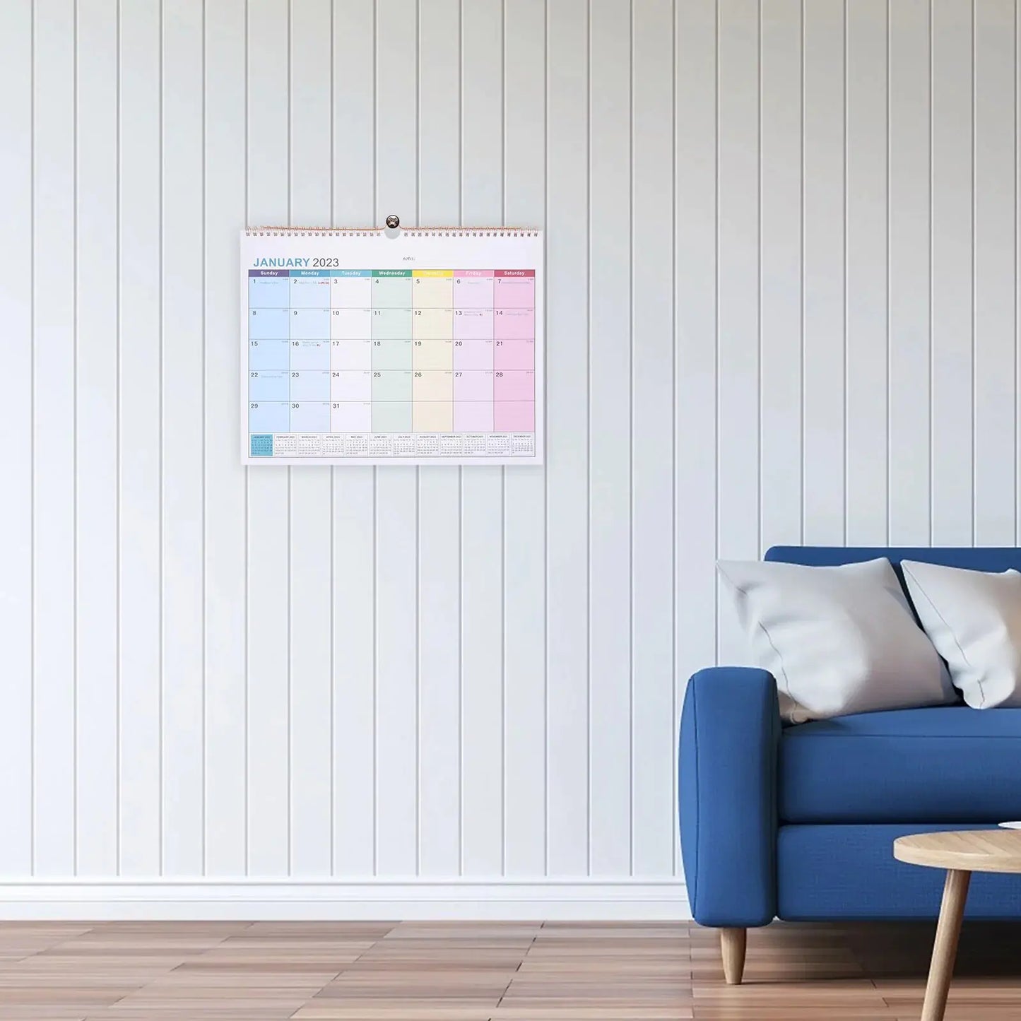 Monthly Memo Wall Calendar