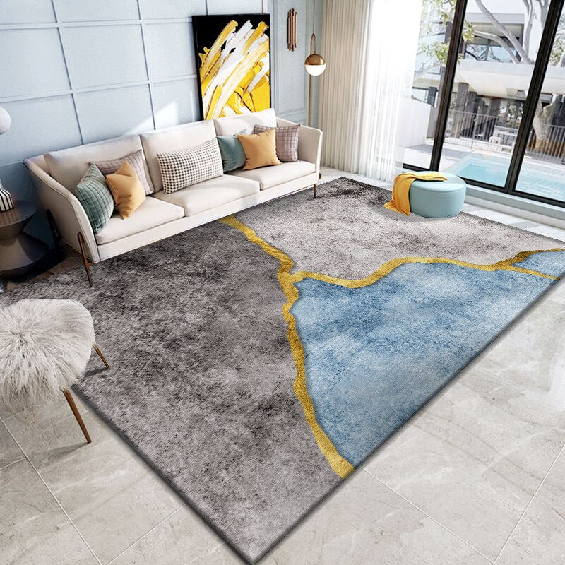 Washable Floor Lounge Rug Large Area Carpets for Living Room Decoration Rugs Bedroom Carpet Modern Home Living Room Decor Mat