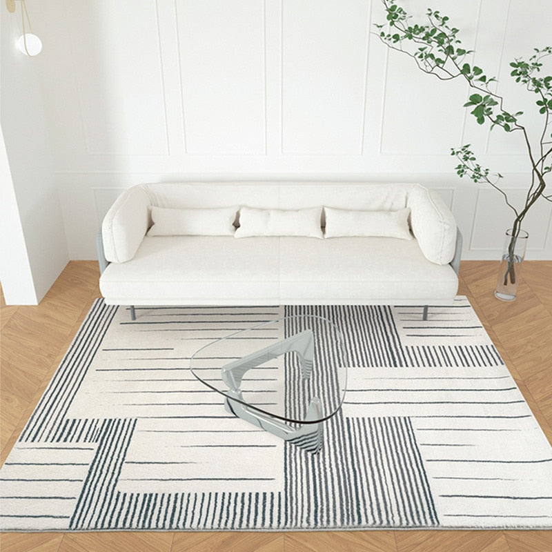 Japanese Style Plush Rug Living Room Decoration Thickened Carpet Minimalist Rugs for Bedroom Cloakroom Fluffy Washable Floor Mat