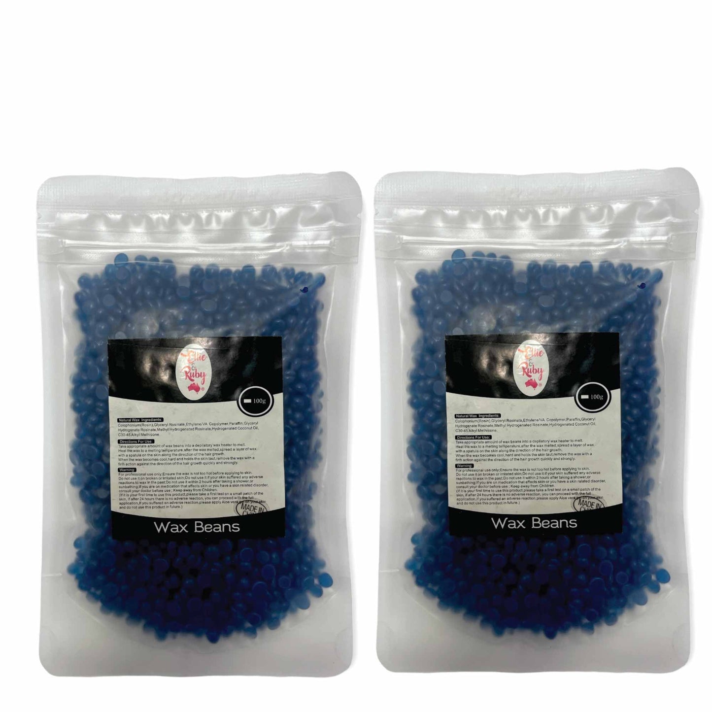 100g Packs Hard Wax Beans - Brazilian Waxing Beads Peel Off Depilatory Bikini