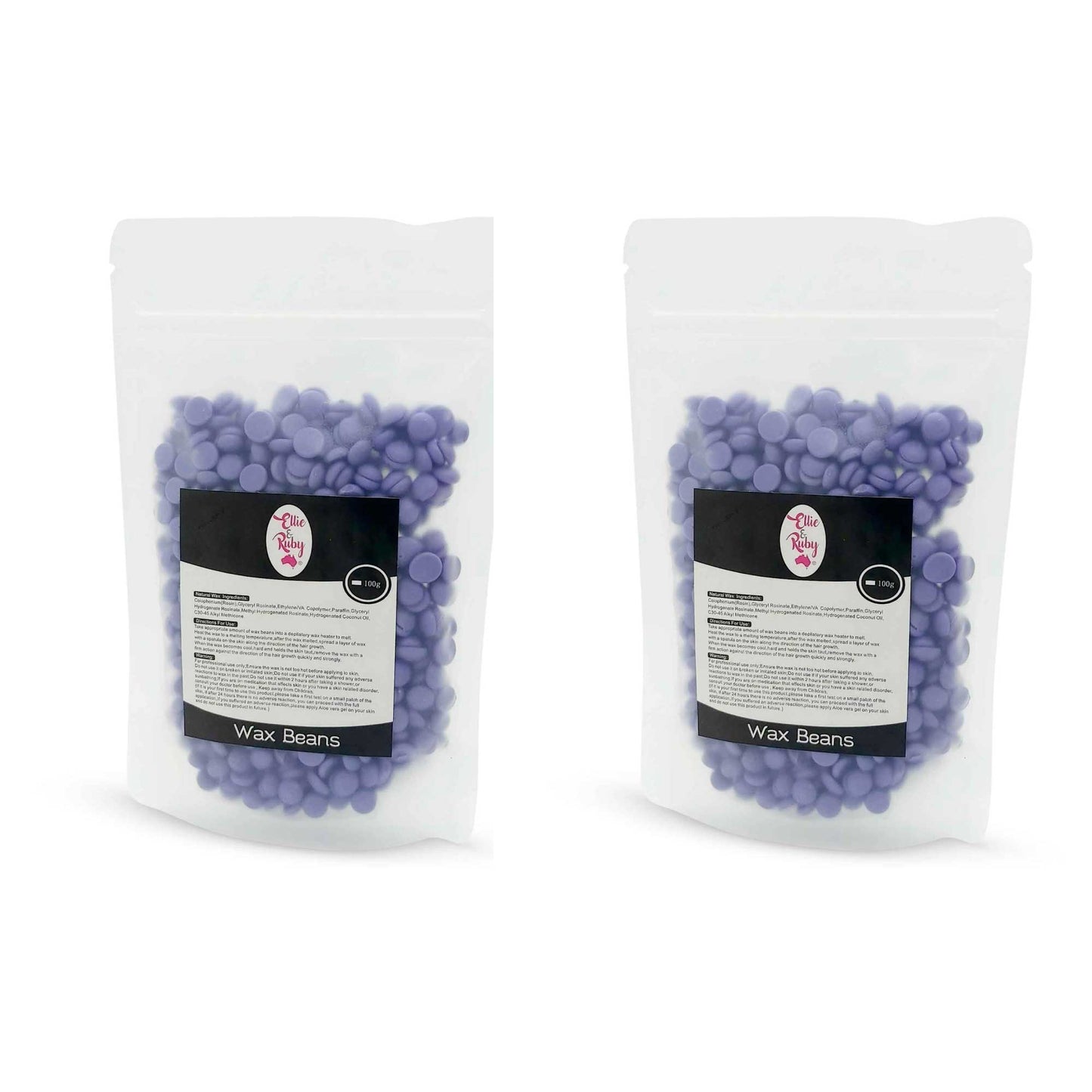 100g Packs Hard Wax Beans - Brazilian Waxing Beads Peel Off Depilatory Bikini