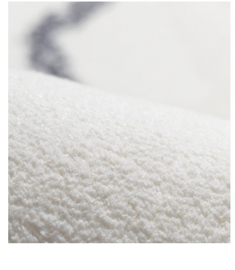 Japanese Style Plush Rug Living Room Decoration Thickened Carpet Minimalist Rugs for Bedroom Cloakroom Fluffy Washable Floor Mat