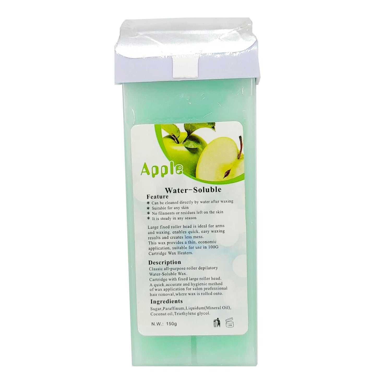 100g Wax Cartridge - Roll On Waxing Replacement for Depilatory Warmer Heater