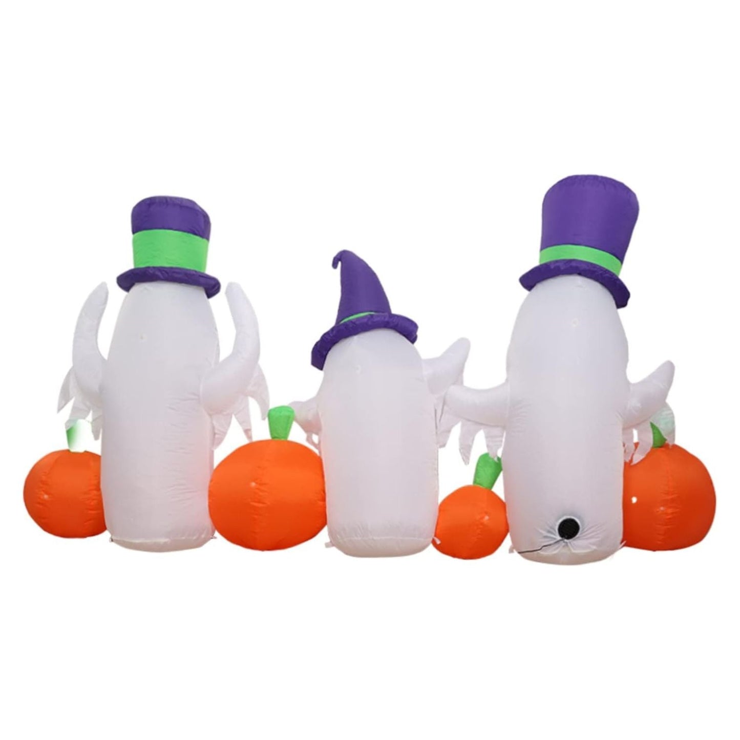 Festiss Halloween Inflatables Decoration With Built-In LED 2.7m Ghosts Pumpkins