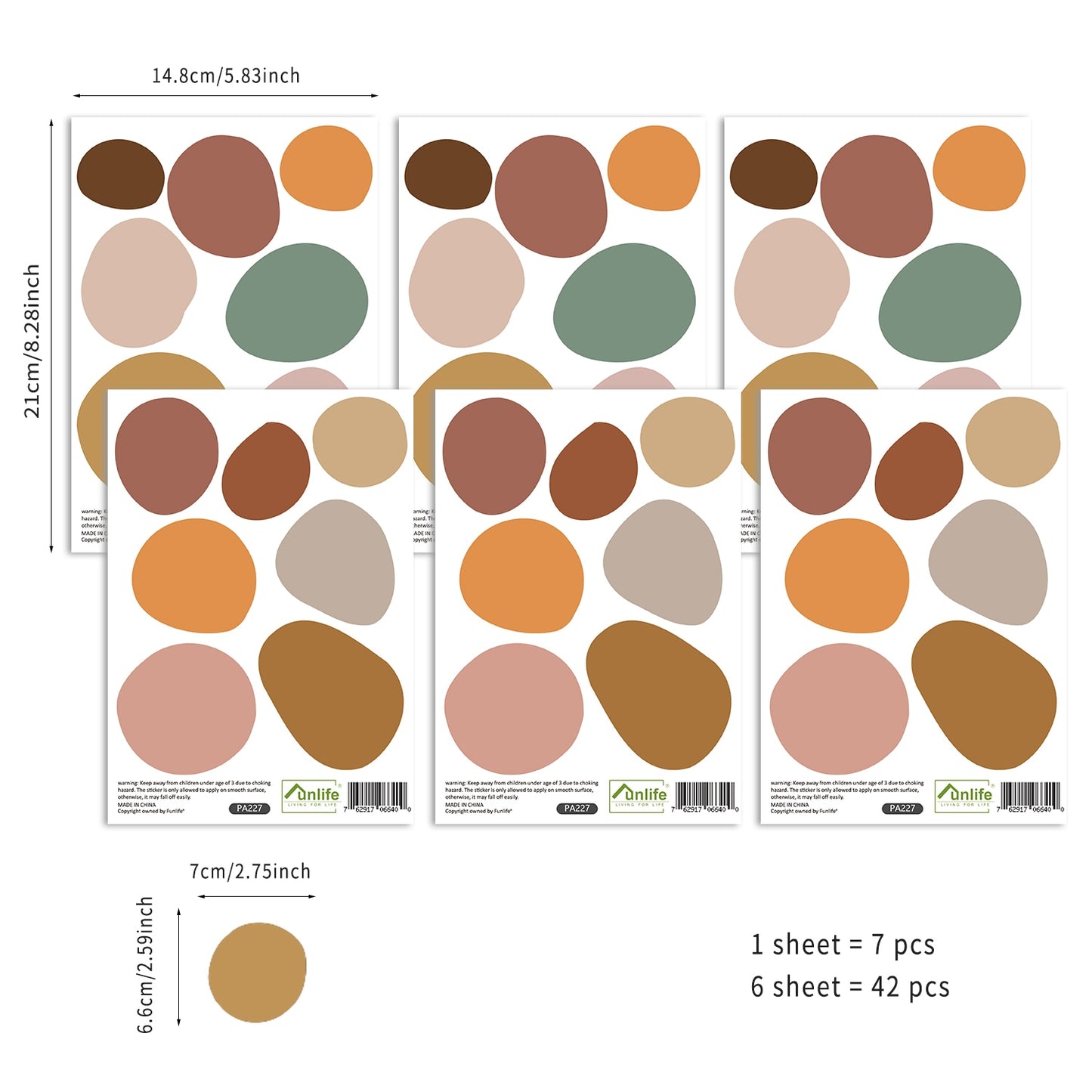 Room Nordic Vintage Stickers