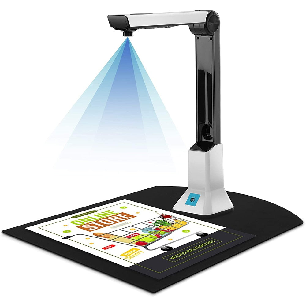 Portable Document Scanner A4 10 Mega Pixel Book Scanner Documents Camera A4 Paper Files High Definition escaner Documentos A3