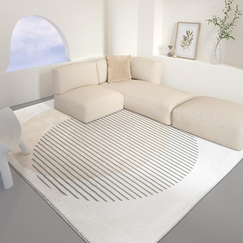 Japanese Style Plush Rug Living Room Decoration Thickened Carpet Minimalist Rugs for Bedroom Cloakroom Fluffy Washable Floor Mat