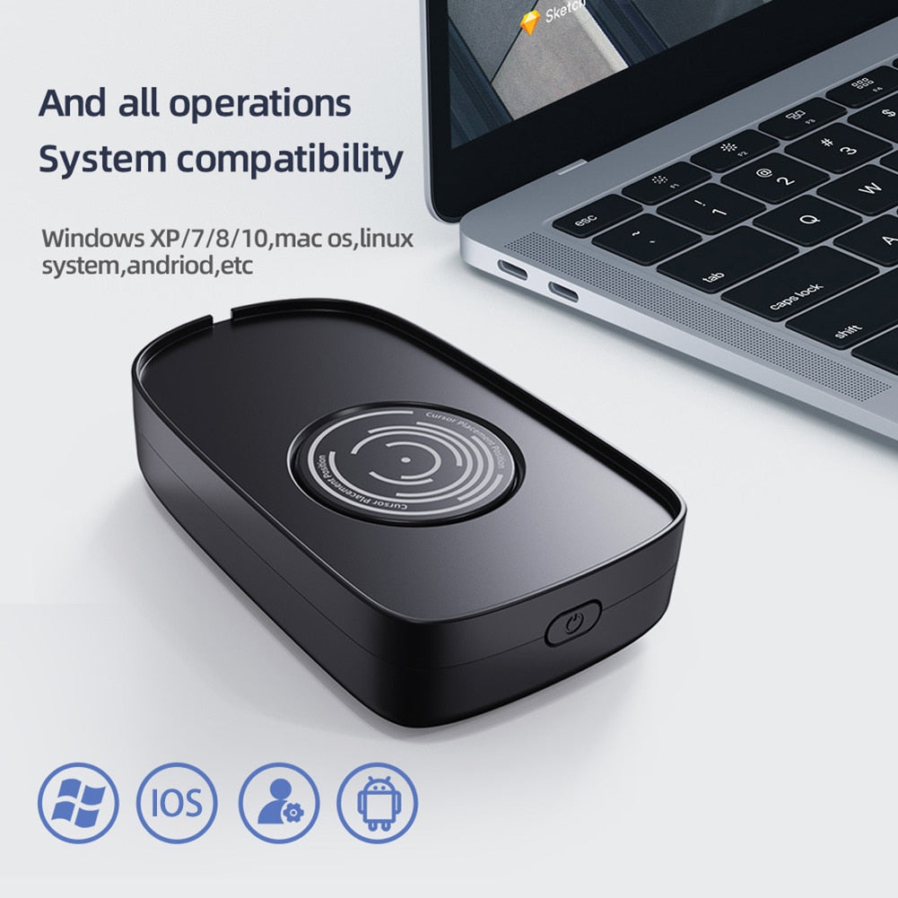 Virtual Mouse Mover Anti-sleep Automatic Movement To Prevent Computer Lock Screen With ON/OFF Switch Undetectable Mouse Jiggler