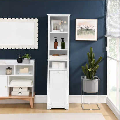 64" Versatile Bathroom Storage Tower