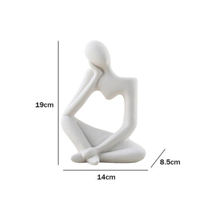 Human Body Half-body Vase Pen Container Creative Vase Ceramics Craft Exquisite Flower Bottles Home Decor for Dining Table Office