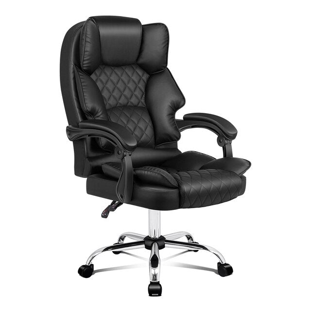 ALFORDSON Office Chair Gaming Executive Computer Footrest PU Leather Work Seat