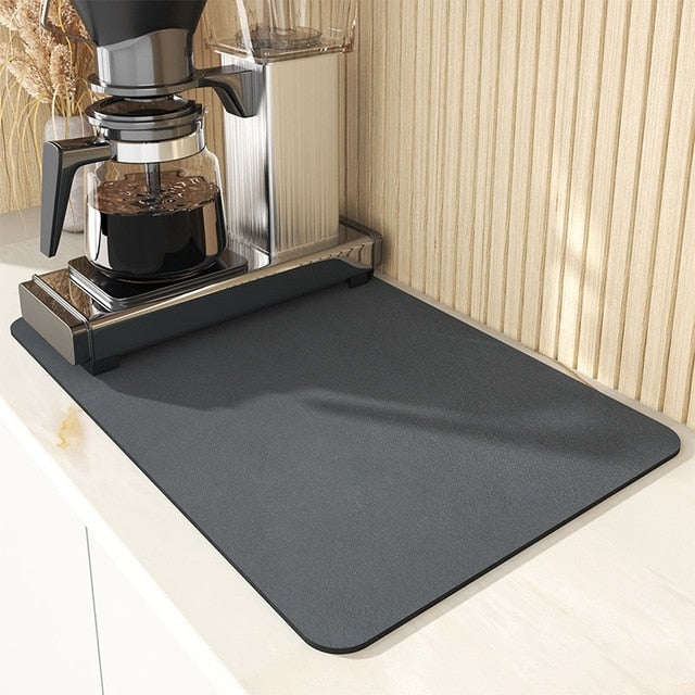 Super Absorbent Dish Draining Mat