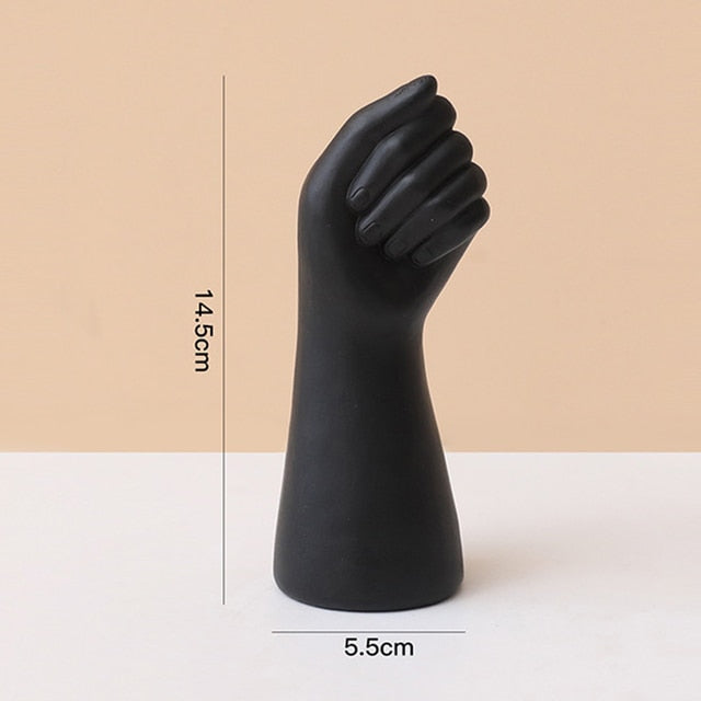 Human Body Half-body Vase Pen Container Creative Vase Ceramics Craft Exquisite Flower Bottles Home Decor for Dining Table Office