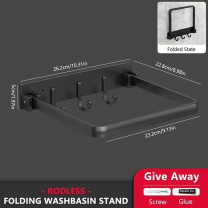 Wall Mounted Foldable Storage Shelves