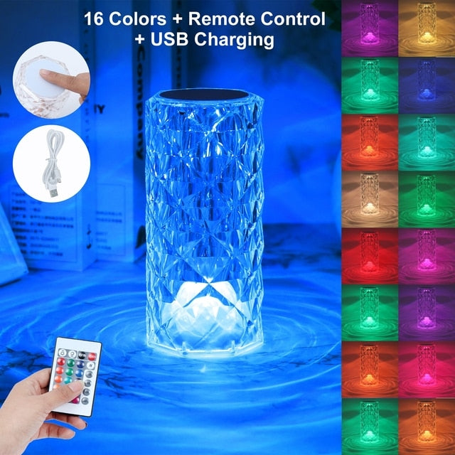 Crystal Atmosphere Table Lamp
