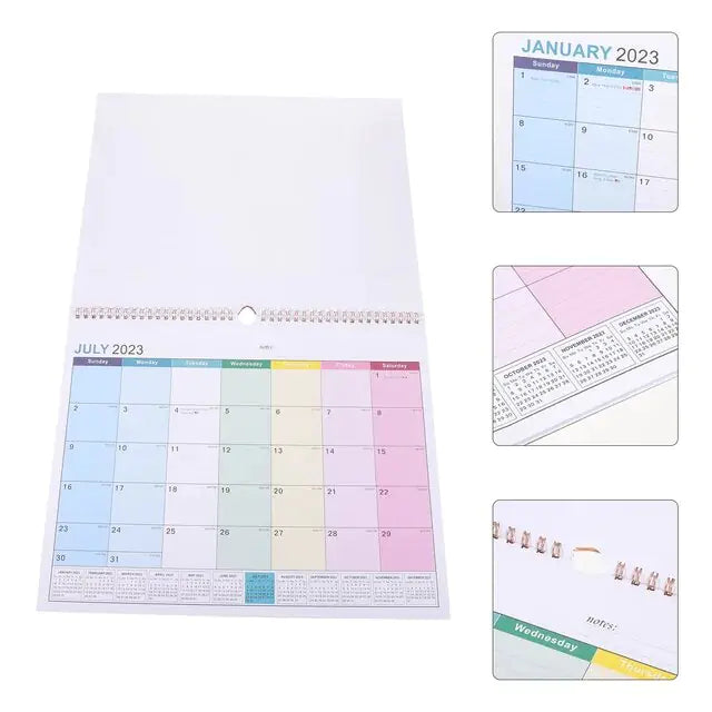 Monthly Memo Wall Calendar