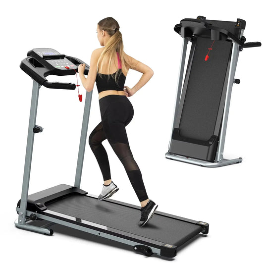 Compact PulseTrack Home Treadmill