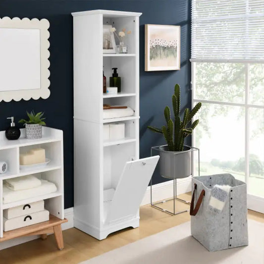 64" Versatile Bathroom Storage Tower