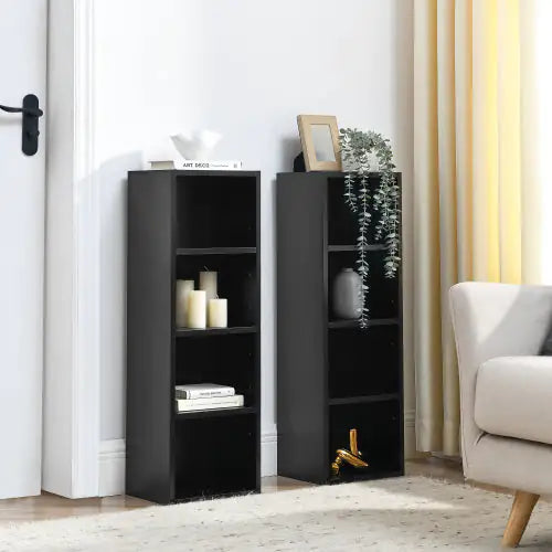 8-Tier Adjustable Display Tower - Home Office Media Storage