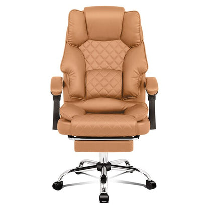 ALFORDSON Office Chair Gaming Executive Computer Footrest PU Leather Work Seat