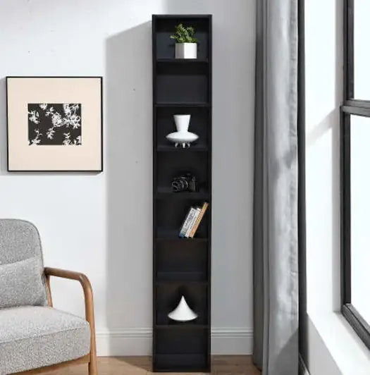 8-Tier Adjustable Display Tower - Home Office Media Storage
