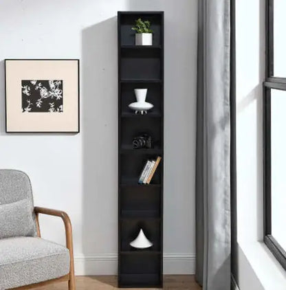 8-Tier Adjustable Display Tower - Home Office Media Storage