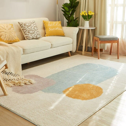 Modern Simple Living Room Decoration Carpet Home Bedroom Bedside Large Area Plush Carpets Light Luxury Study Cloakroom Soft Rug