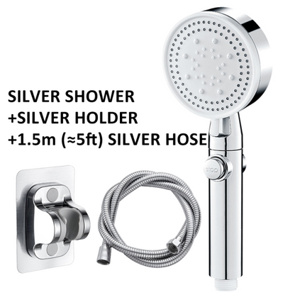5-Modes Pressurized Shower Head