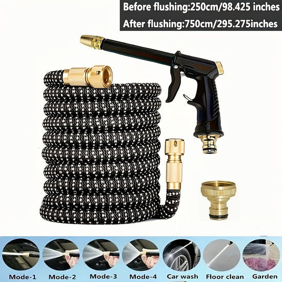 Lightweight 2286m Expandable Hose with 8Function Nozzle