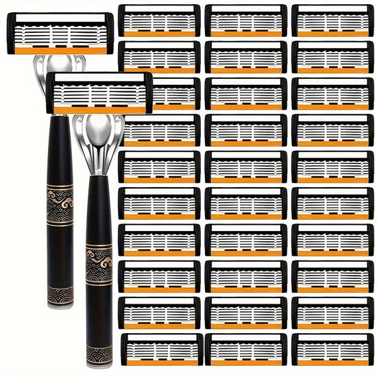 Premium UltraSharp Stainless Steel Mens Razor Set