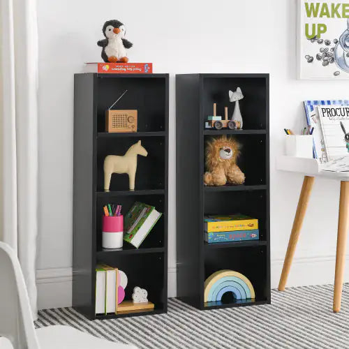 8-Tier Adjustable Display Tower - Home Office Media Storage