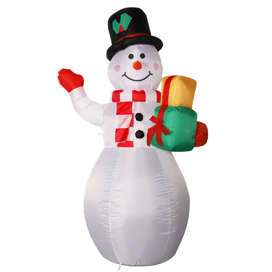 Festiss Christmas Inflatables Decoration With Built-in LED Light and Blower 1.5M Snowman