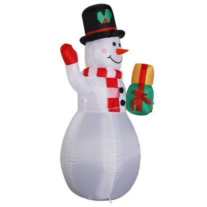 Festiss Christmas Inflatables Decoration With Built-in LED Light and Blower 1.5M Snowman