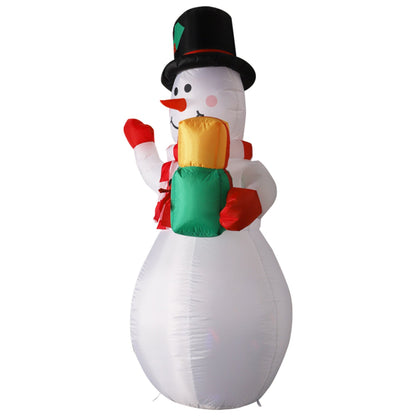 Festiss Christmas Inflatables Decoration With Built-in LED Light and Blower 1.5M Snowman