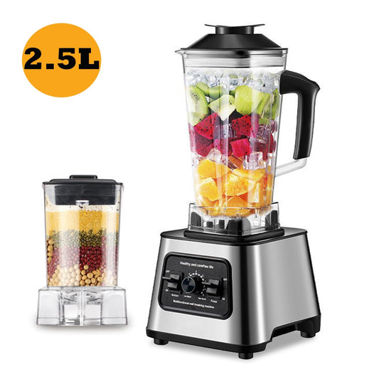 Professional Food Blender For Kitchen 2.5L Ice Crusher Multi-Purpose Nut Grain Mixer Coffee Bean Grinder 6000W 220V Blender